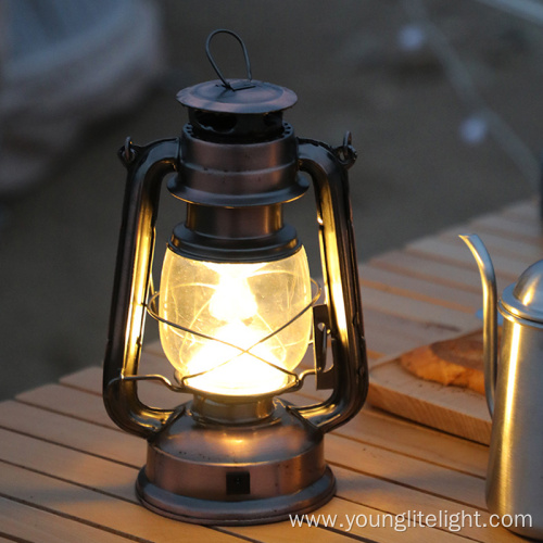 Aluminum Rechargeable Retro Classic Antique Kerosene Lantern